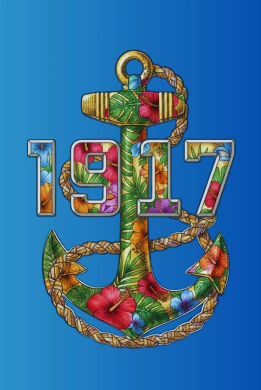 Aloha Loretta 1917: Lined Notebook