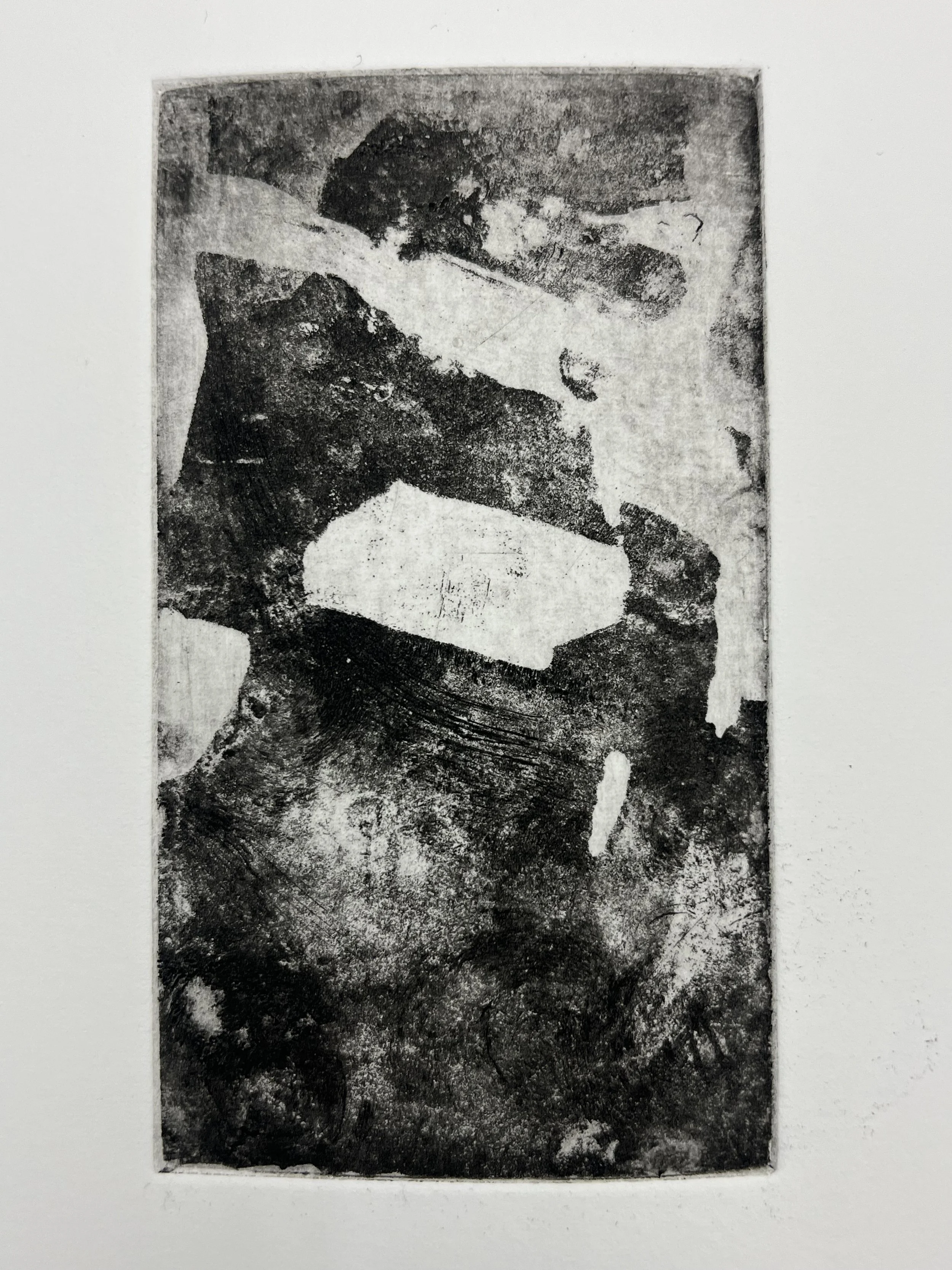 "Space and Light". 2025.
Experimental soft ground.
plate size: 3" x 2"