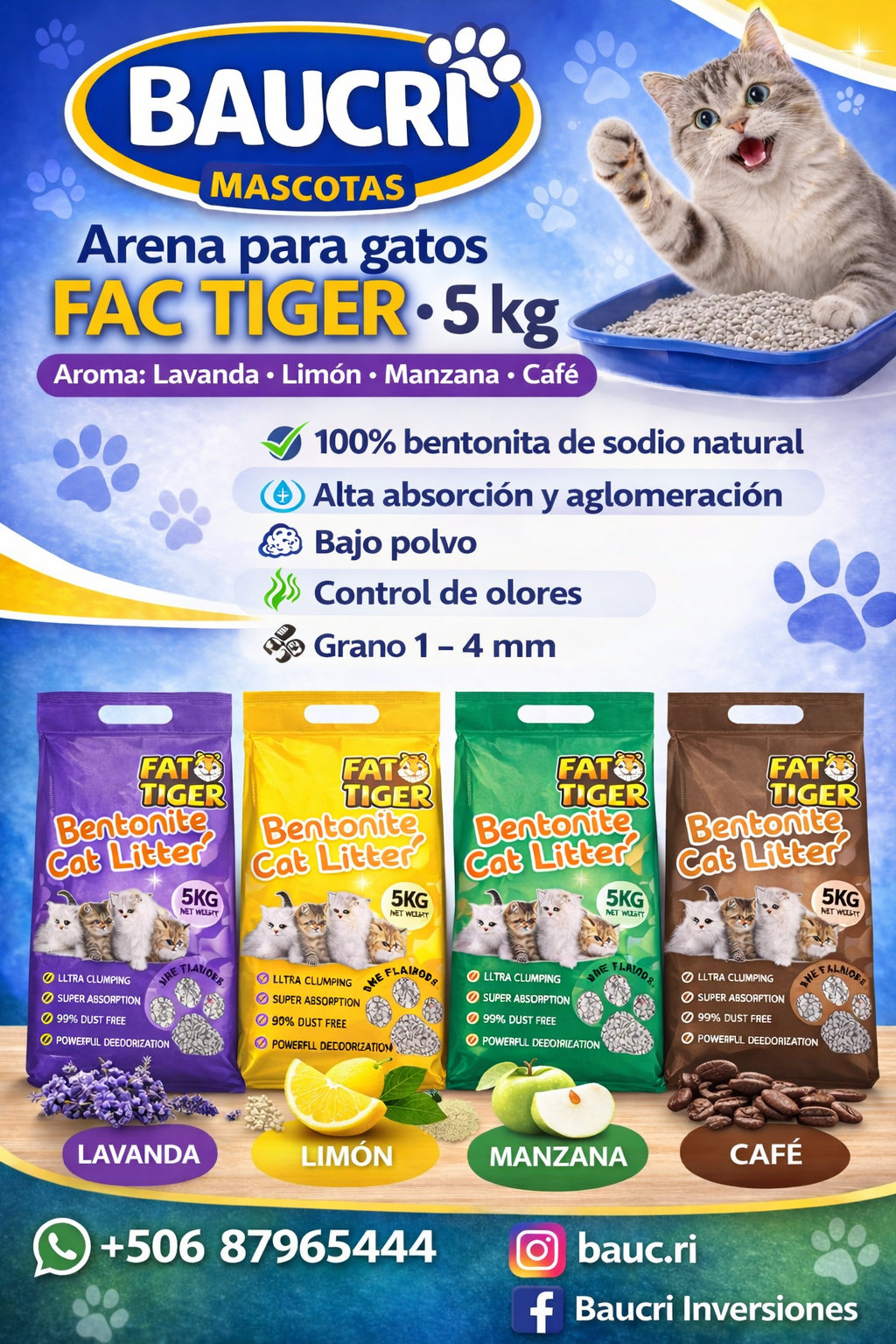 Arena para Gatos FAT TIGER