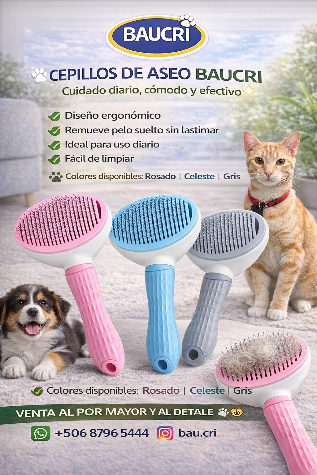 🐶CEPILLOS DE ASEO BAUCRI 🐱
