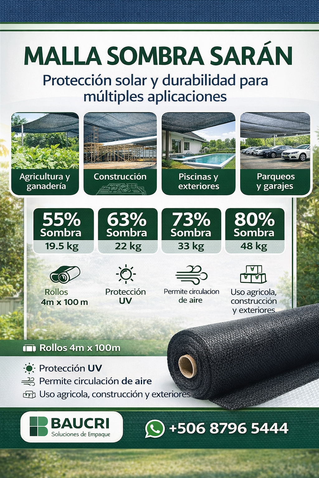MALLA SOMBRA SARÁN