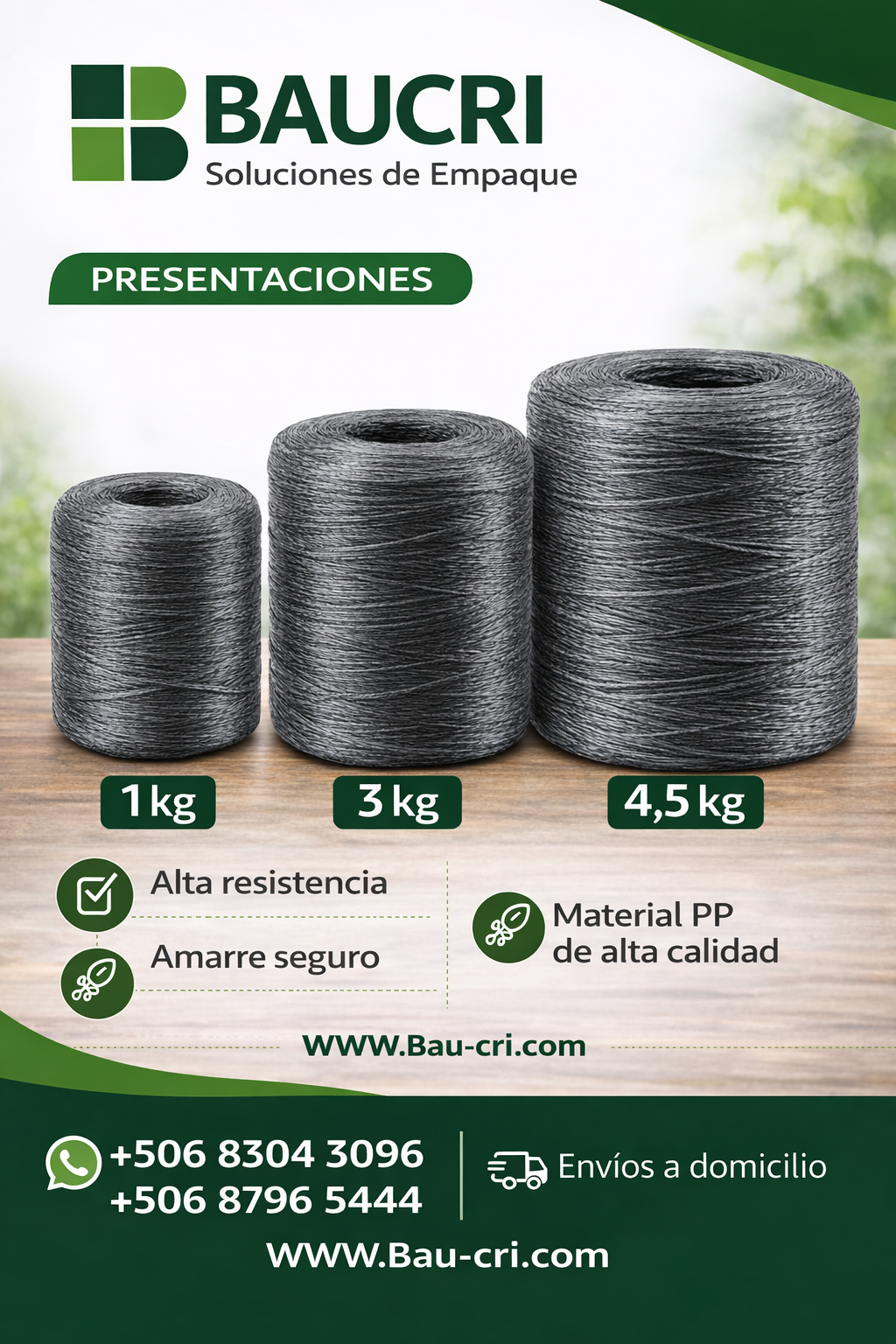 Mecate de Polipropileno de Alta Resistencia