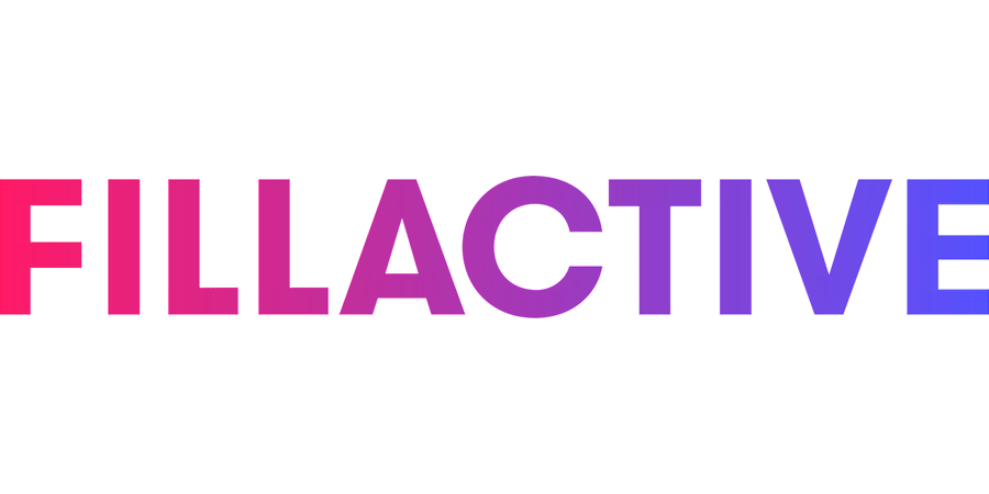 Logo de FILACTIVE avec un dégradé de couleurs allant du rouge au violet.