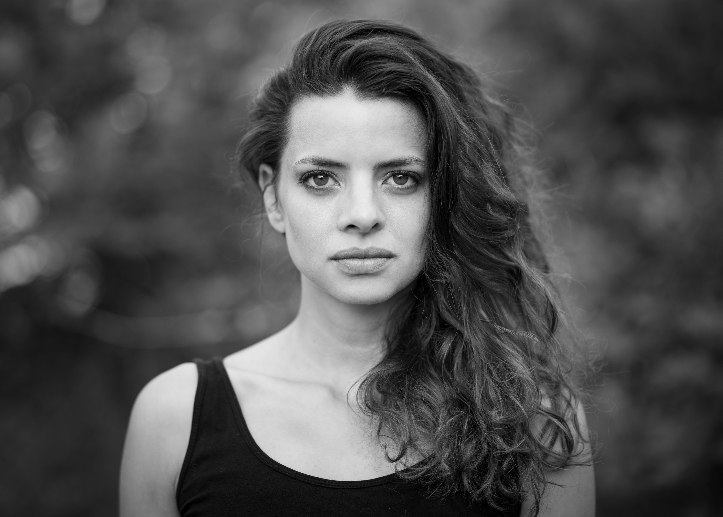 Shooting Comédien en noir et blanc de la modèle : Linda Cormier @linda_cormier