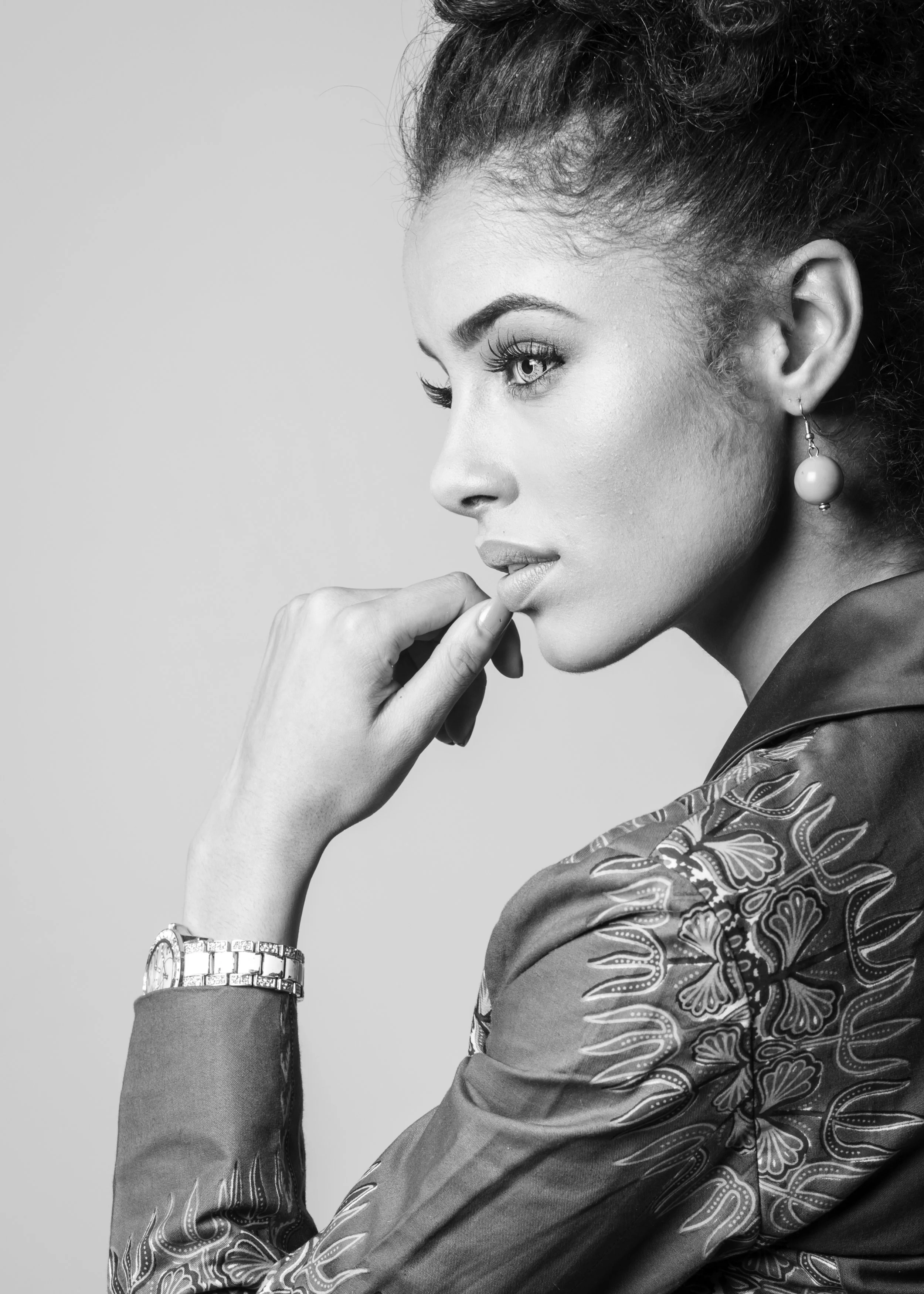 Shooting portrait en Studio de la modèle : Cindy Barbot @raayiicha