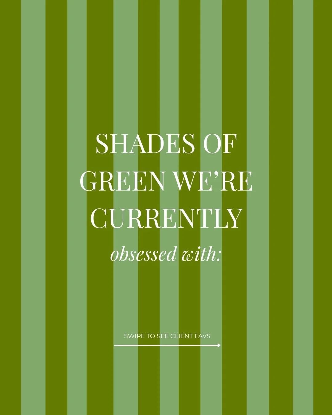 Green is having a moment and we&rsquo;re fully leaning in. From chartreuse to fairway green, these shades add a fresh pop to every space and style 💚🍀