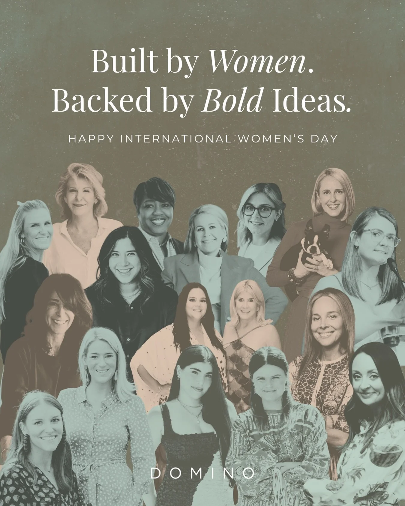 Celebrating the women who lead, create, support, and inspire us every day. We&rsquo;re so honored to work with and be surrounded by so much talent. Happy International Women&rsquo;s Day from the Domino team 💐