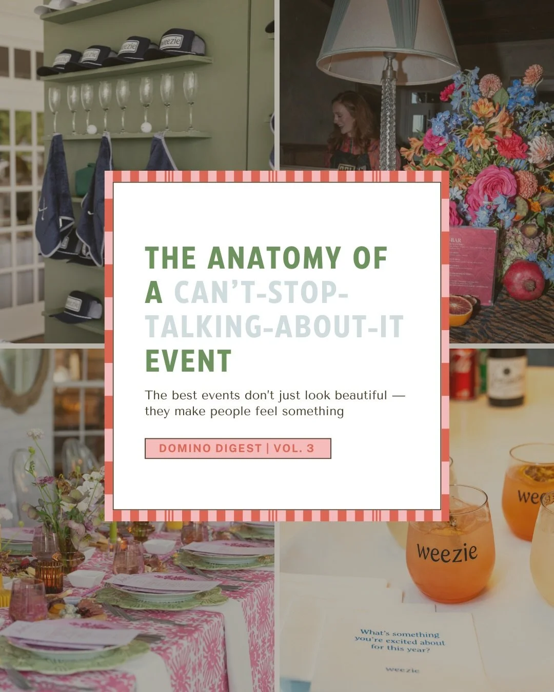 The best events don&rsquo;t just look good &mdash; they stay with you long after they end.