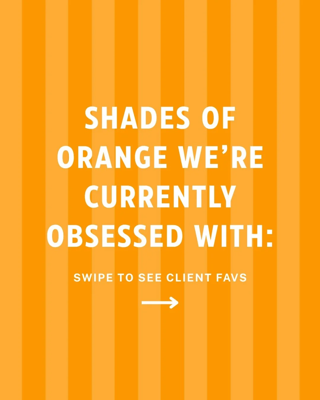 Currently crushing on orange all summer long 🍊