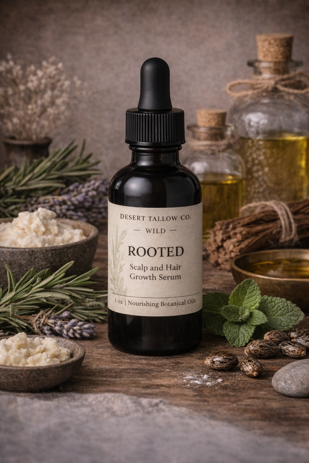 Rooted Scalp and Hair Growth Serum 1oz