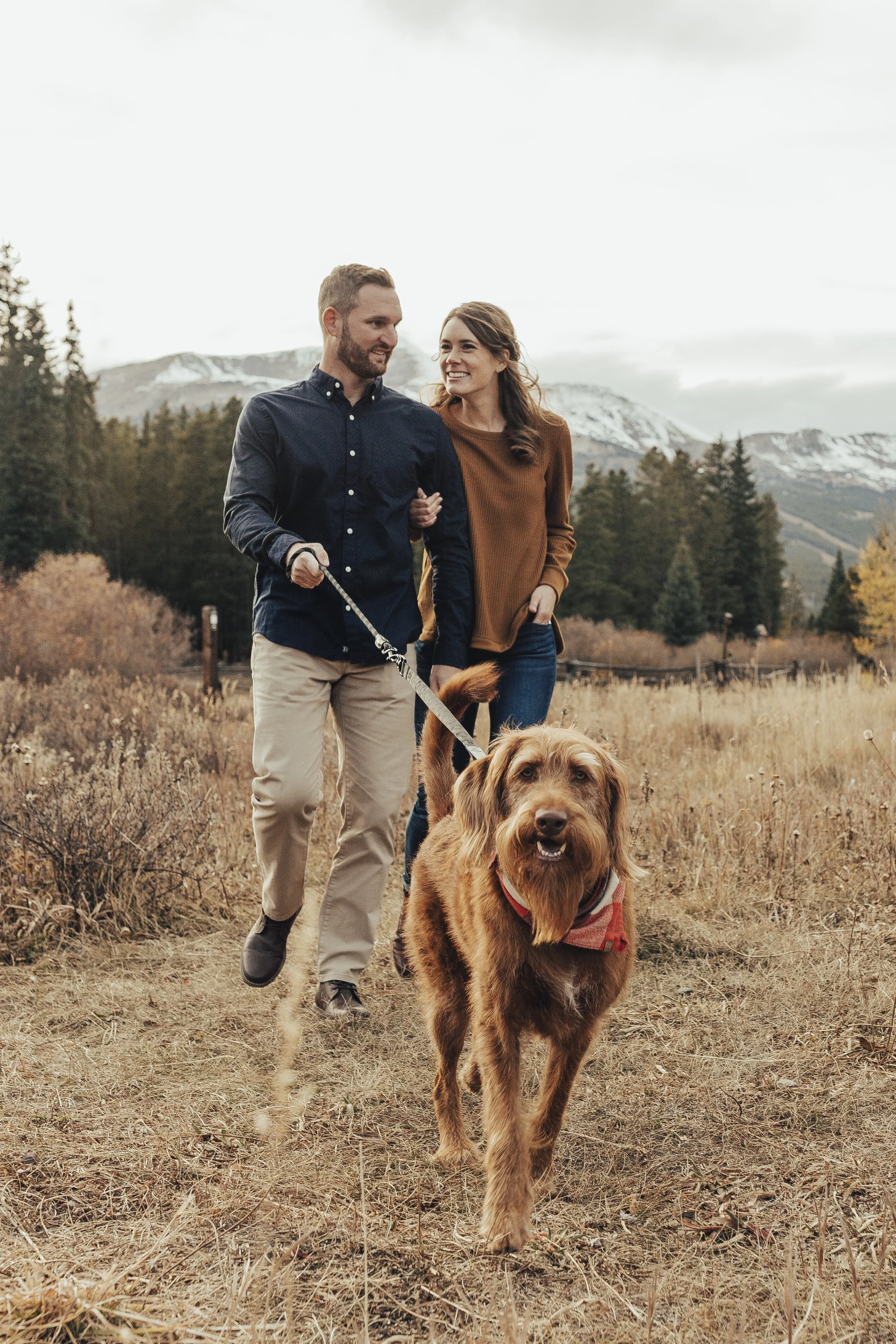 Erika, Nick and Copper About Us Photo - Breckenridge, Colorado