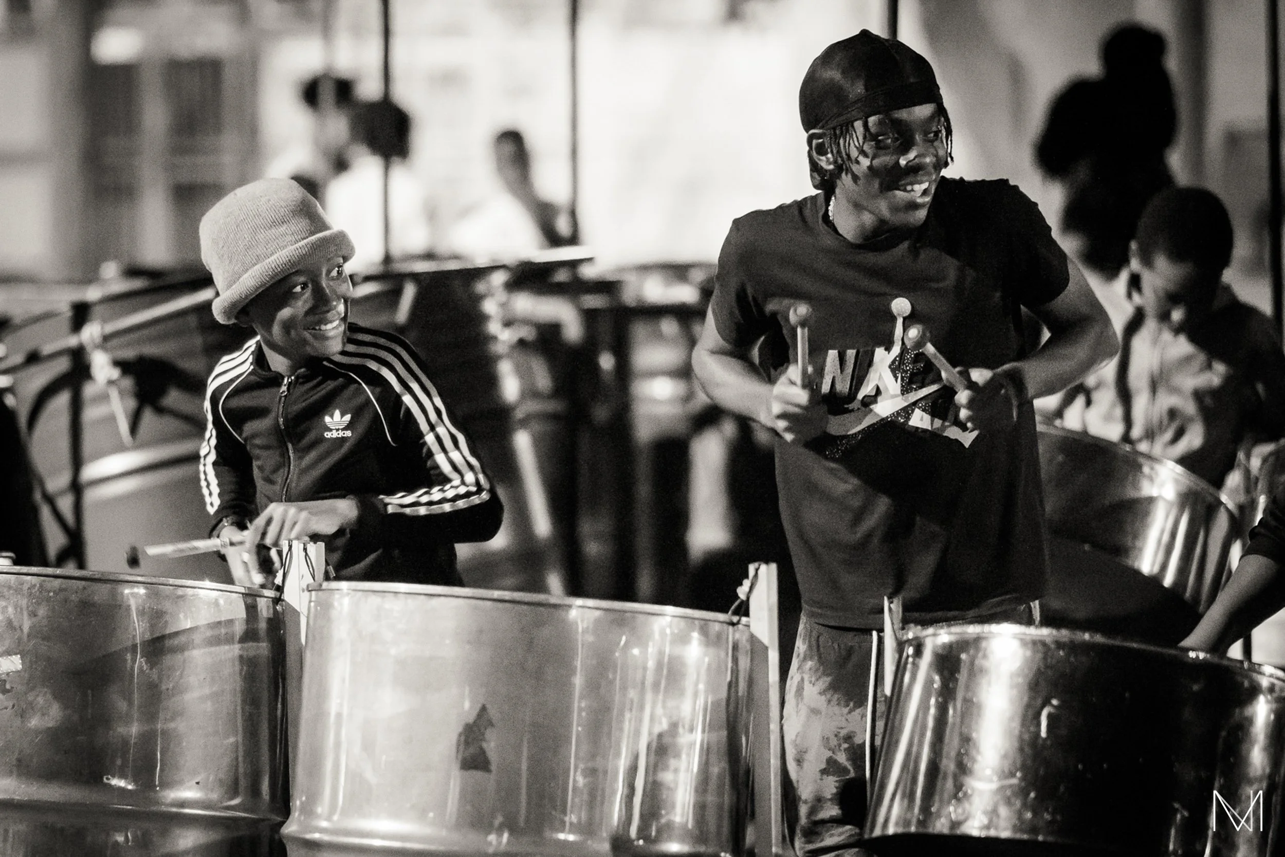 Rehearsing in the Savannah, Port of Spain, Trinidad and Tobago 