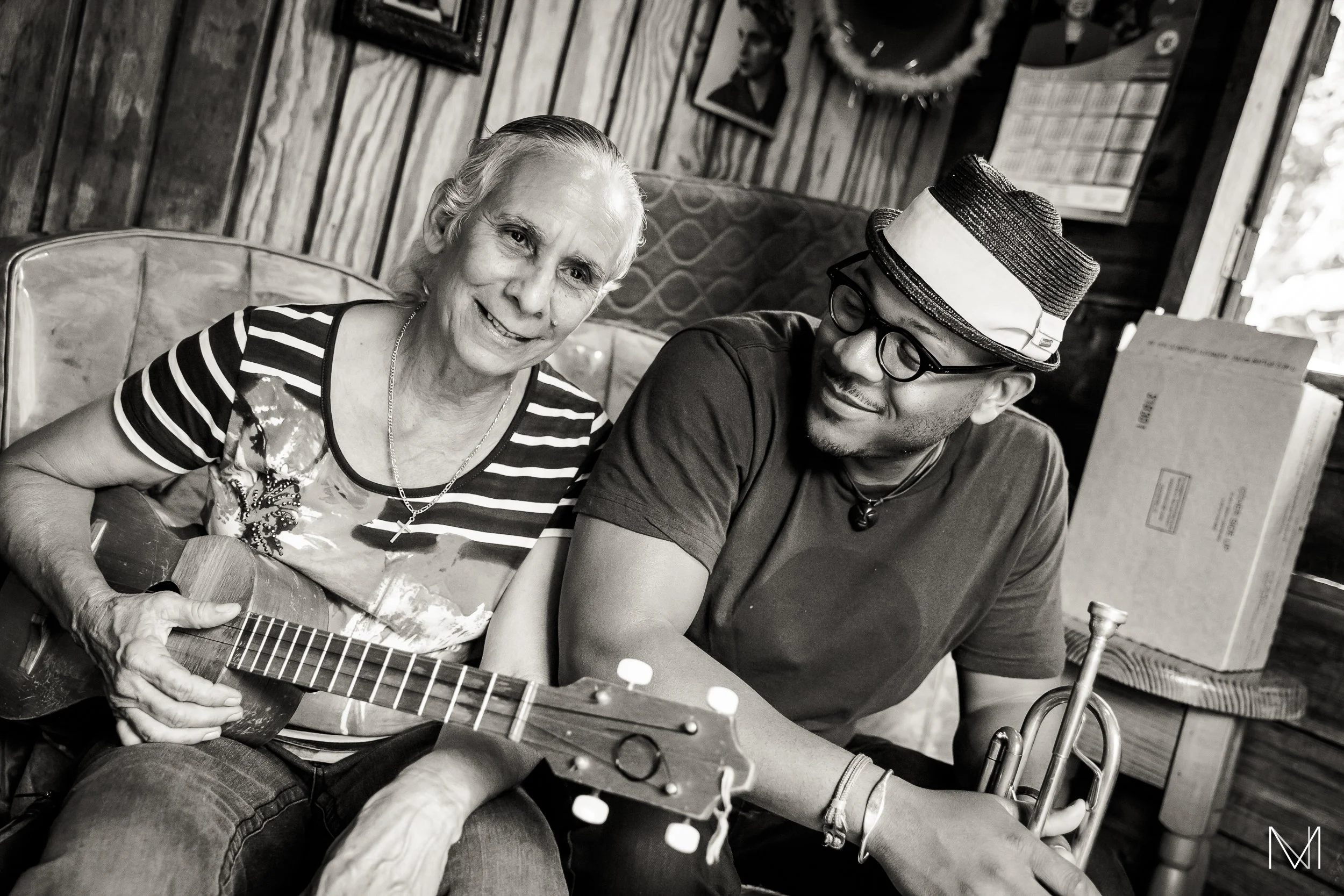 In St. Joseph, Trinidad with Clarita Rivas, 2014