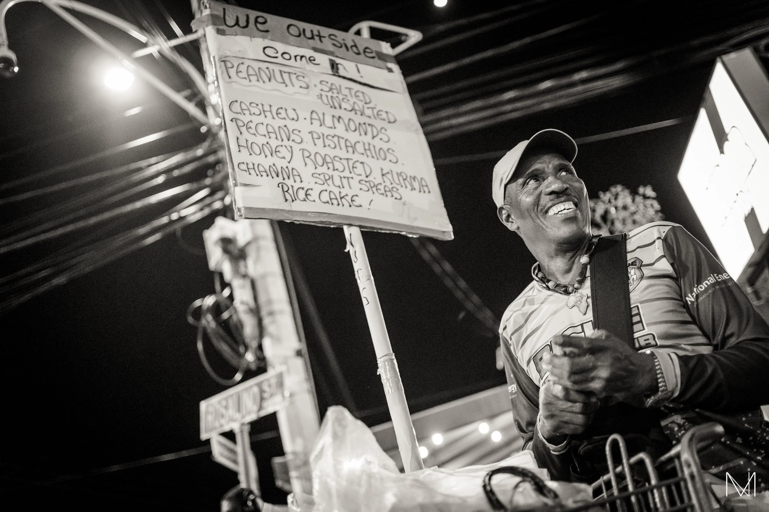 Nutsman on Ariapita Ave during pan