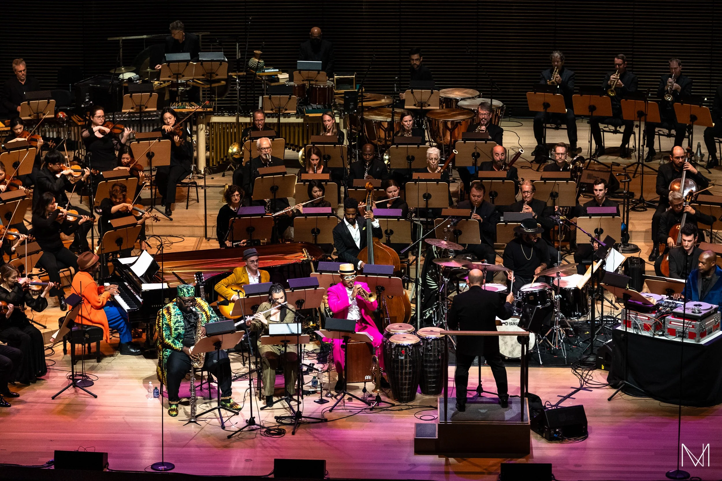 Performing with the New York Philharmonic, Geffen Hall, New York, 2022