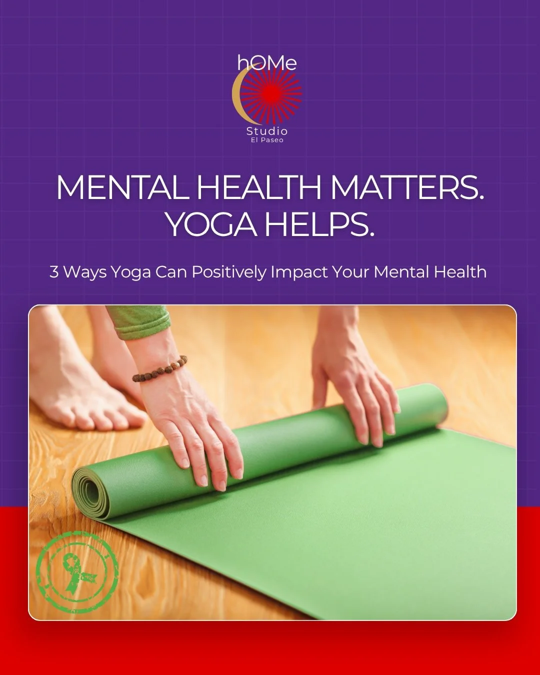May is Mental Health Awareness Month 💚✨ A reminder that caring for your mind is just as important as caring for your body.

Yoga is more than movement &mdash; it&rsquo;s a practice that helps us reconnect with ourselves, regulate stress, and create 