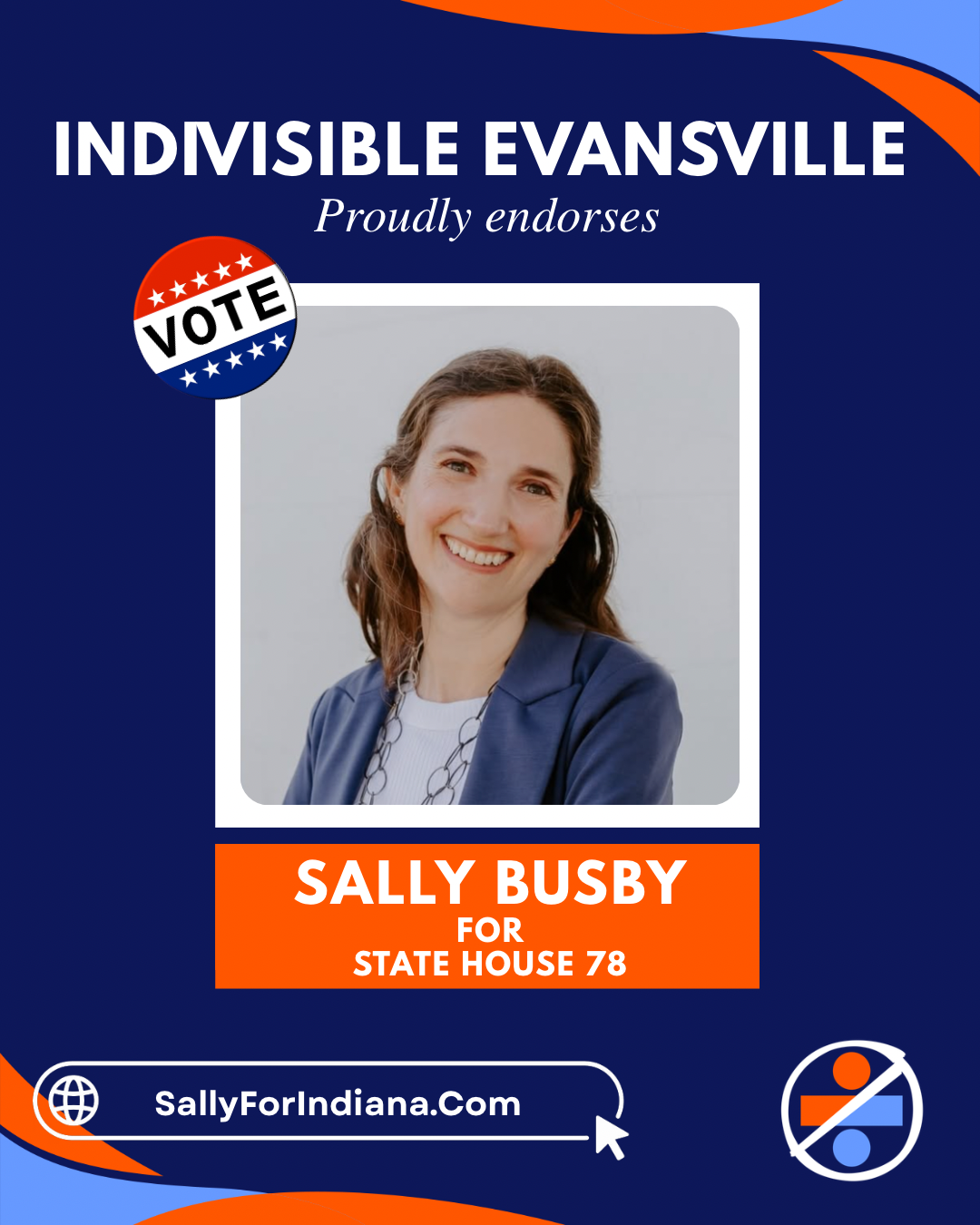 Indivisible Evansville proudly endorses Sally Busby for State House 78