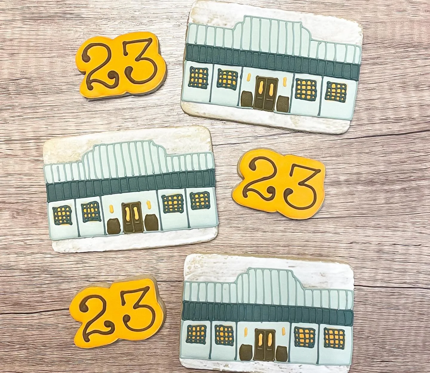 Happy to help celebrate the remodel of a Cracker Barrel by making cookies for the team responsible!