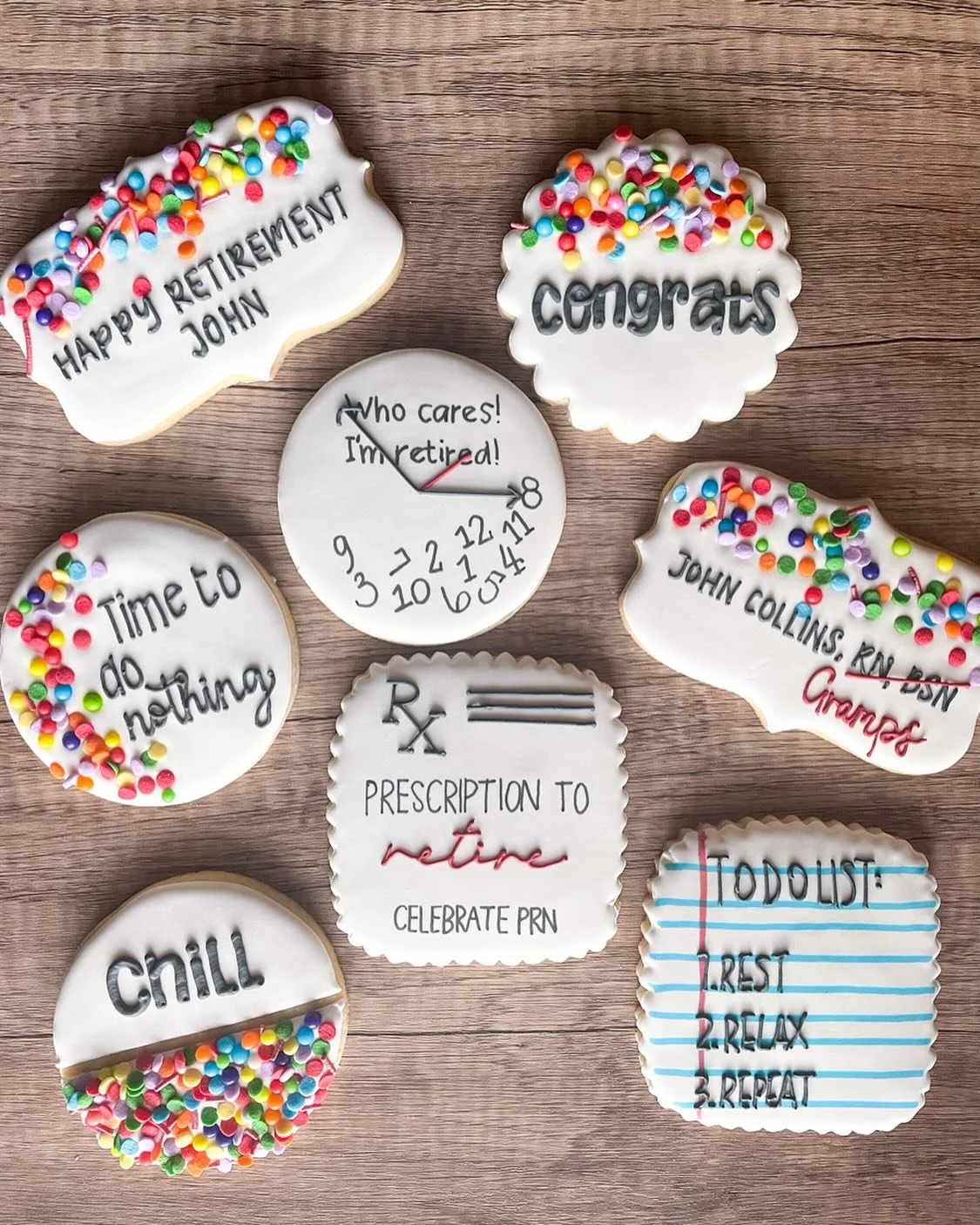 Congratulations to the Baked by Arlie dad on his last 12 hour shift! It may not be retirement forever but it&rsquo;s a start in the right direction!