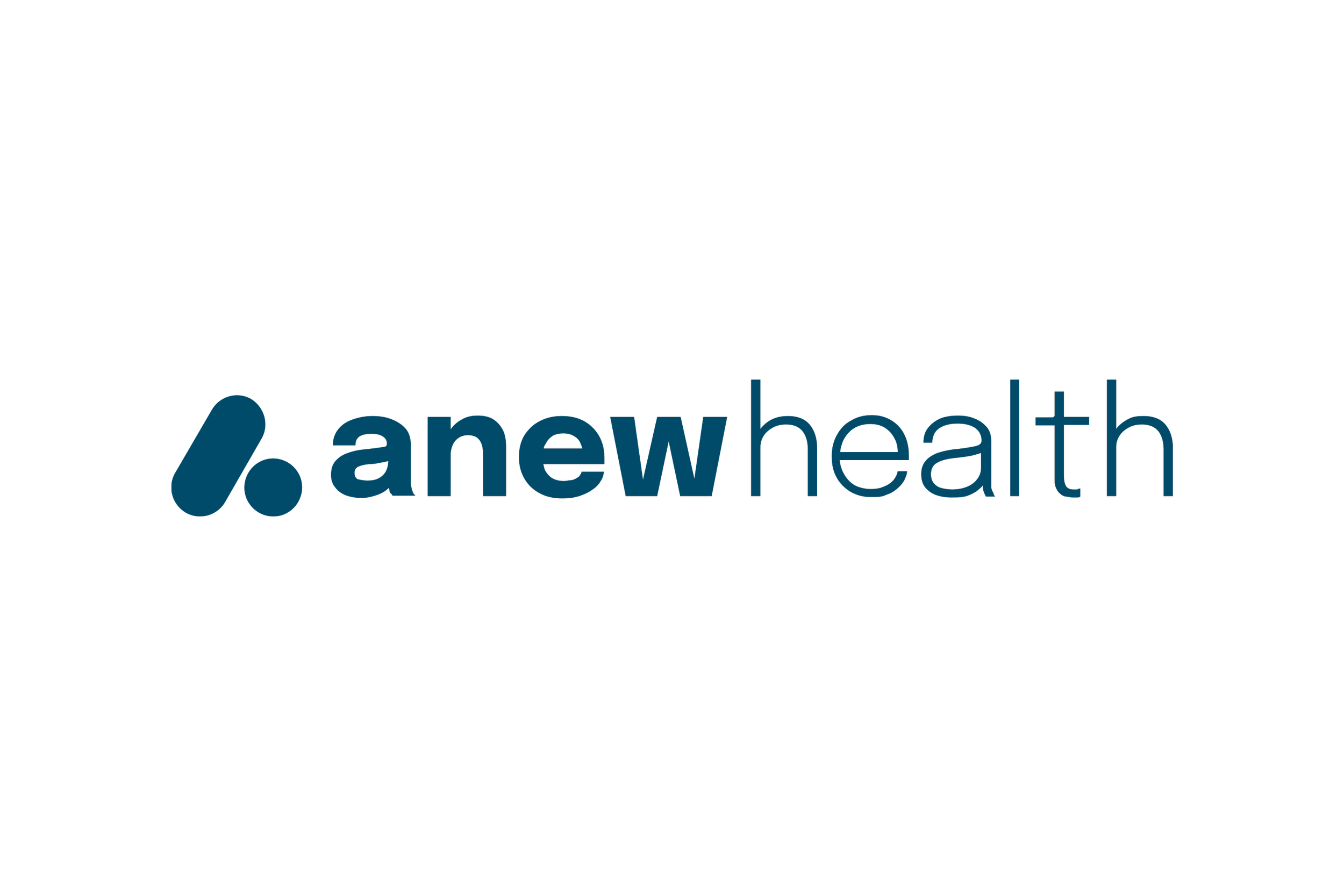 A logo with a stylized lowercase 'a' in dark blue, followed by the word 'newheath' in the same color.