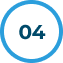Blue circular symbol with '04' inside, resembling a timer or countdown indicator.