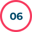 Pink circle with the number 06 inside