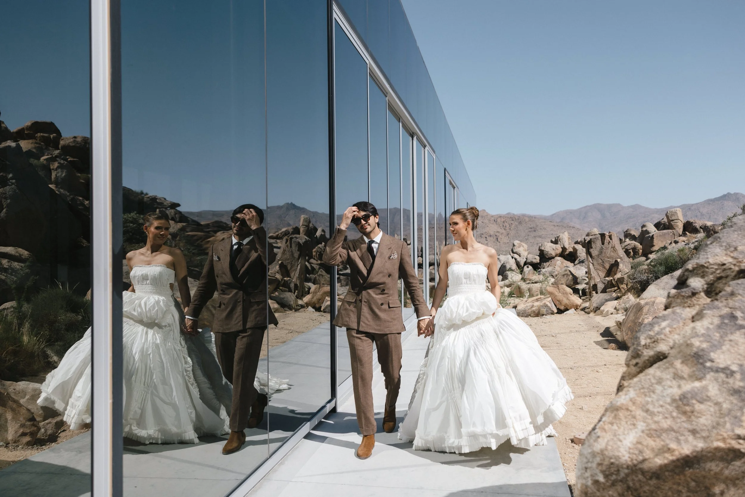 Invisible House, Joshua Tree Wedding Shoot