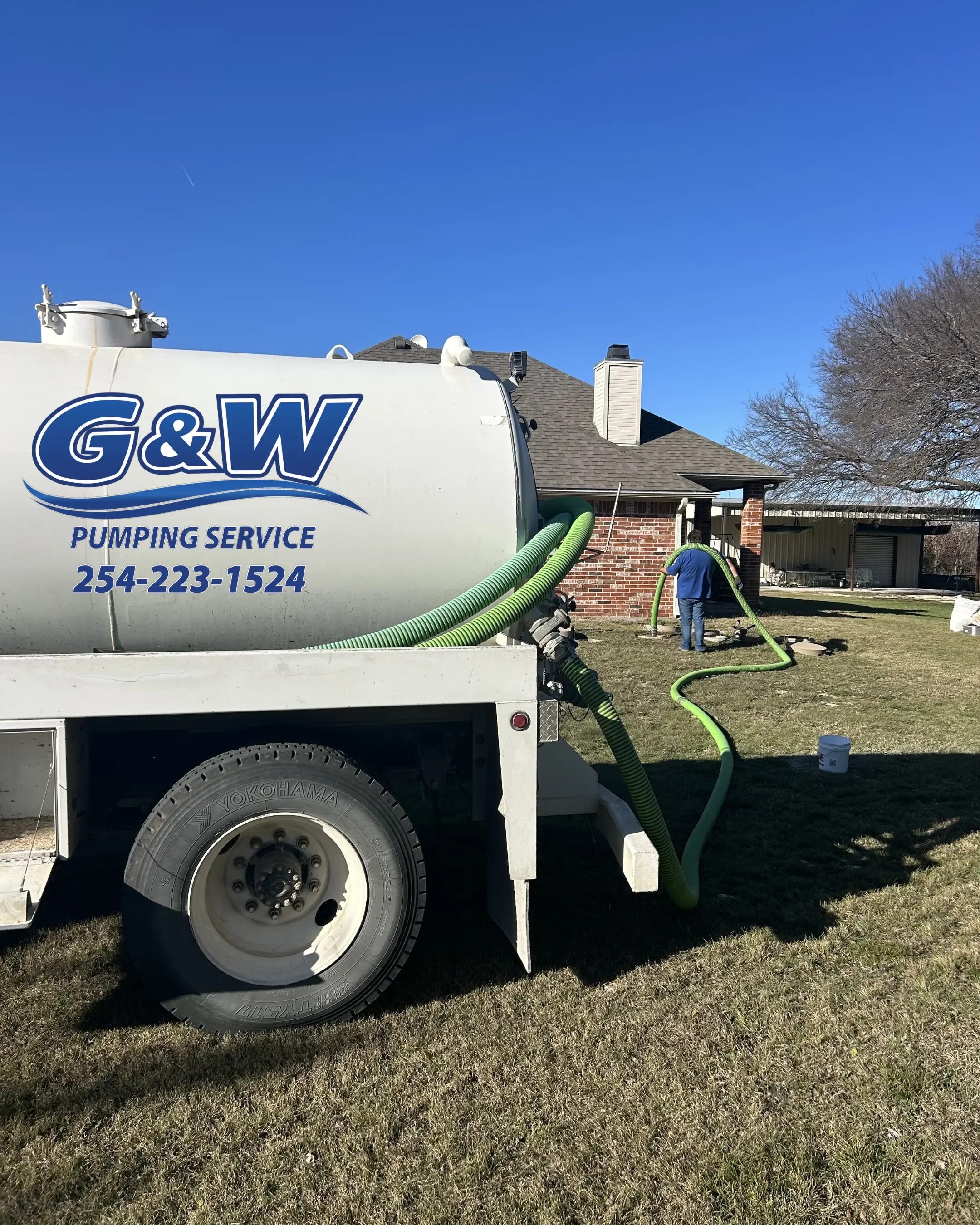 Residential Septic Pumping in Gatesville and Central Texas G & W Pumping Service