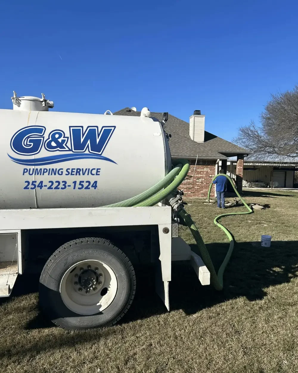 Residential Septic Pumping in Gatesville and Central Texas G & W Pumping Service