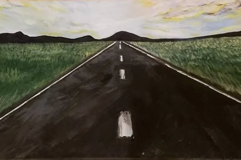 Some Perspective, Acrylic on Canvas, 18" x 14"