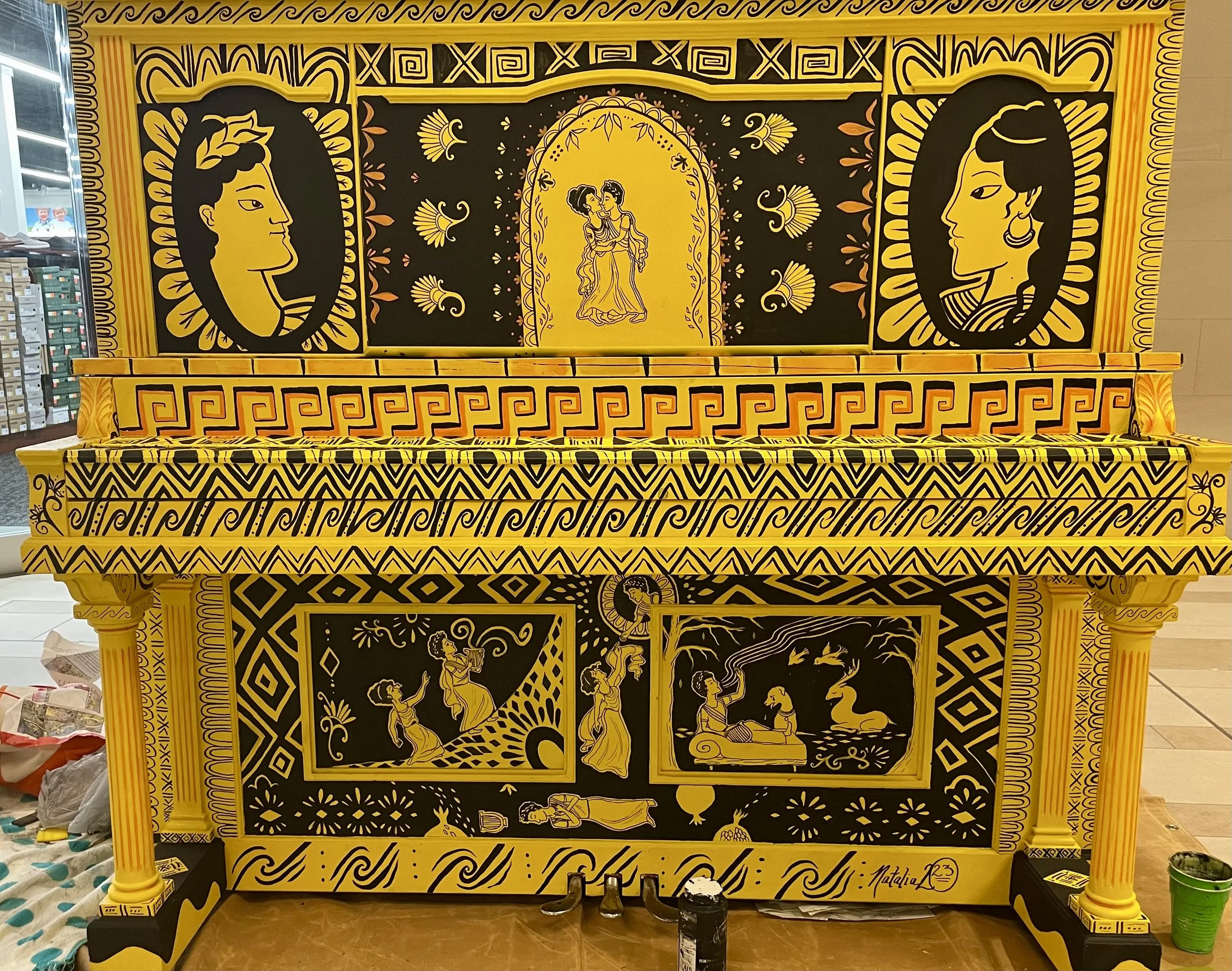 Orpheus and Eurydice (Pianos About Town), 2023