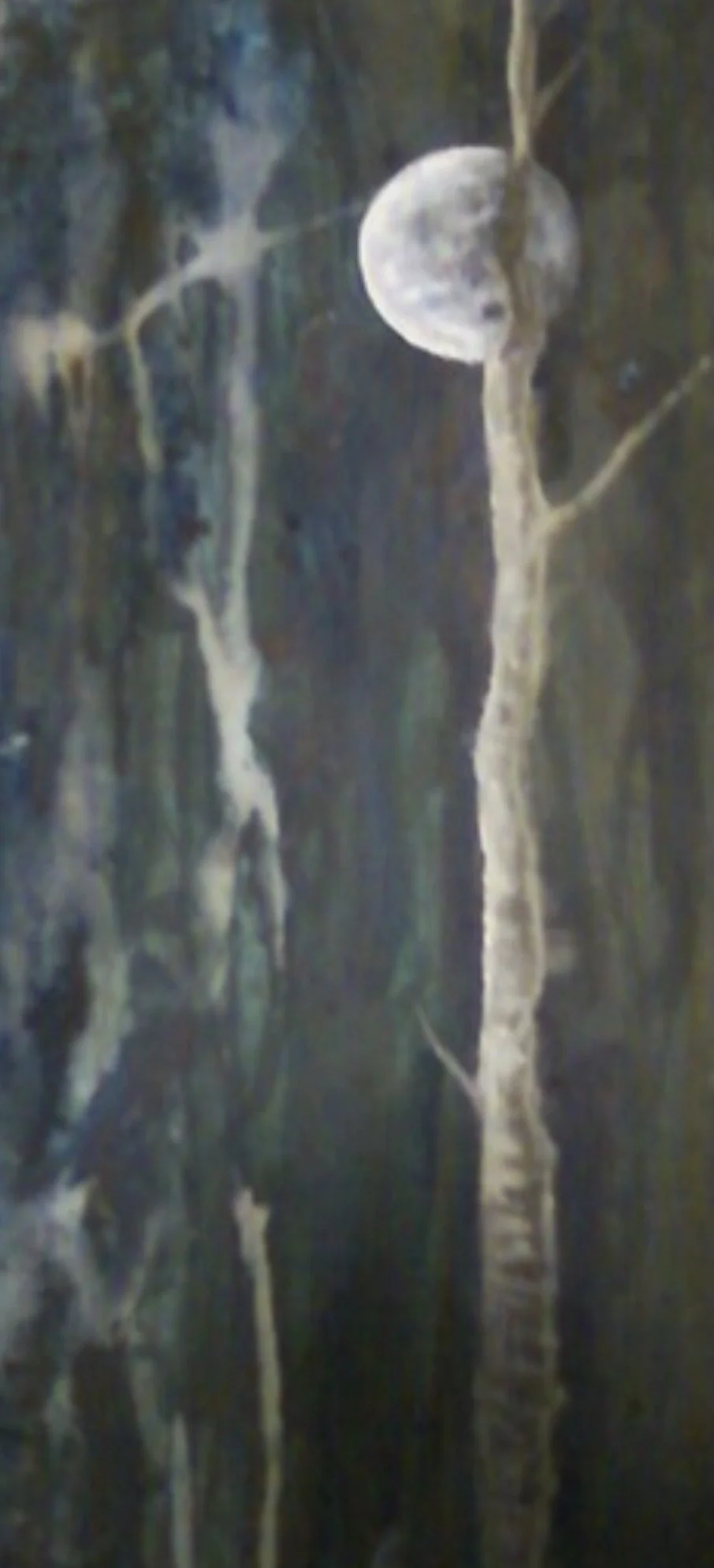 Werewolf Moon, Acrylic on Canvas, 12" x 18", 2010