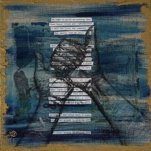 All Other Ground, Mixed Media on Canvas, 12" x 12"