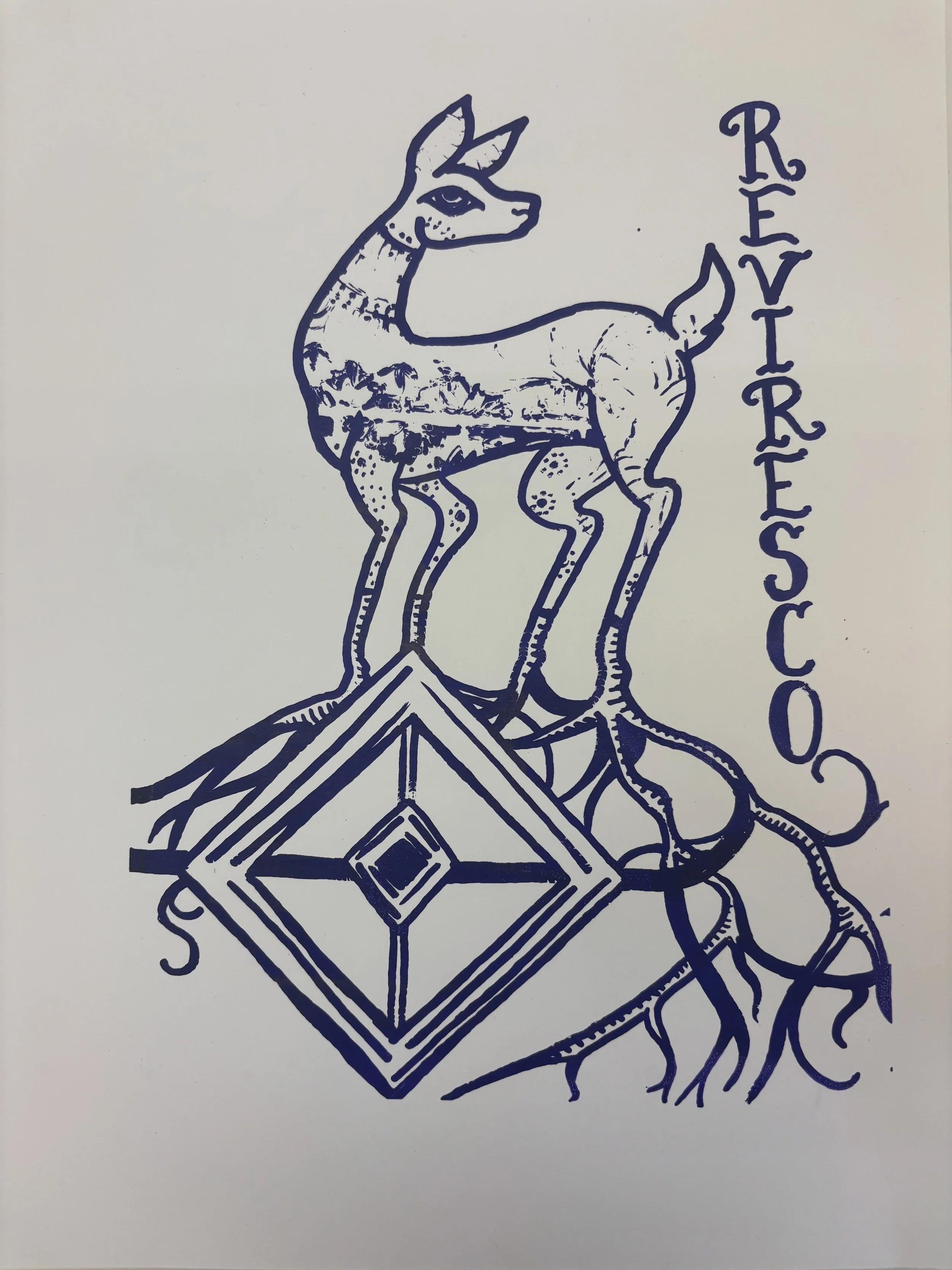 Reviresco, Screenprinting, 12" x 16", 2025