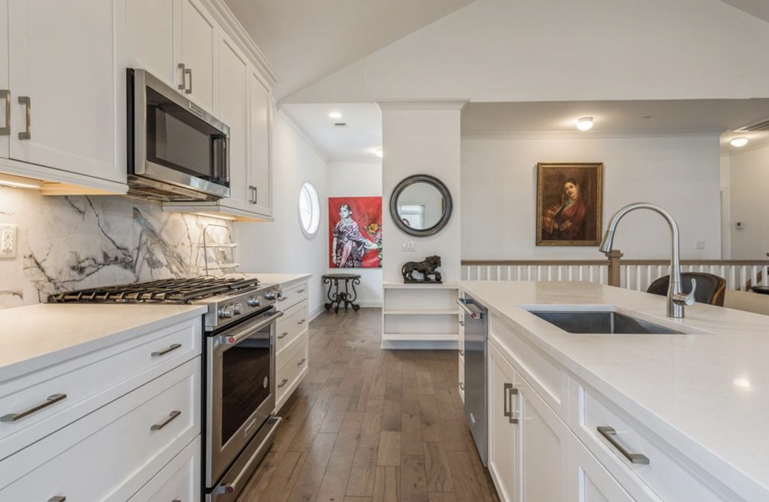 kitchen area with modern appliances, 40204 Silver Birch Lane, Patchogue, NY 