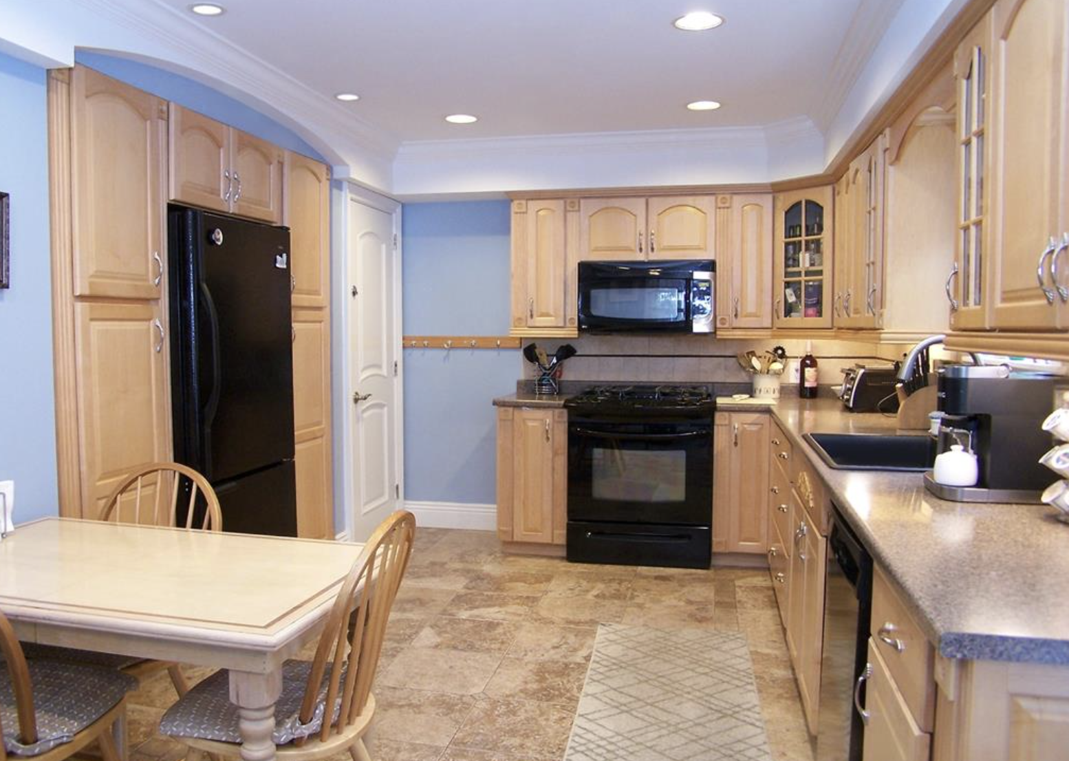 kitchen view with nice tile, 283 Elizabeth Ave, Holbrook, NY