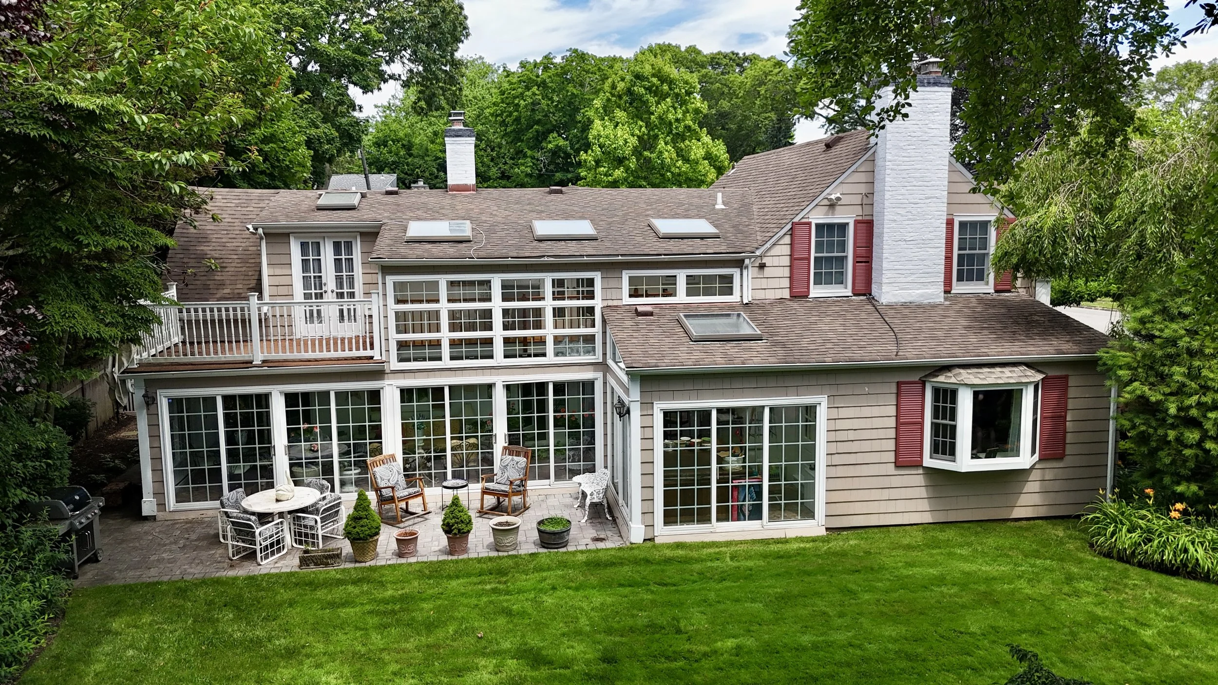 Rear of home, 67 Bay Drive Massapequa NY