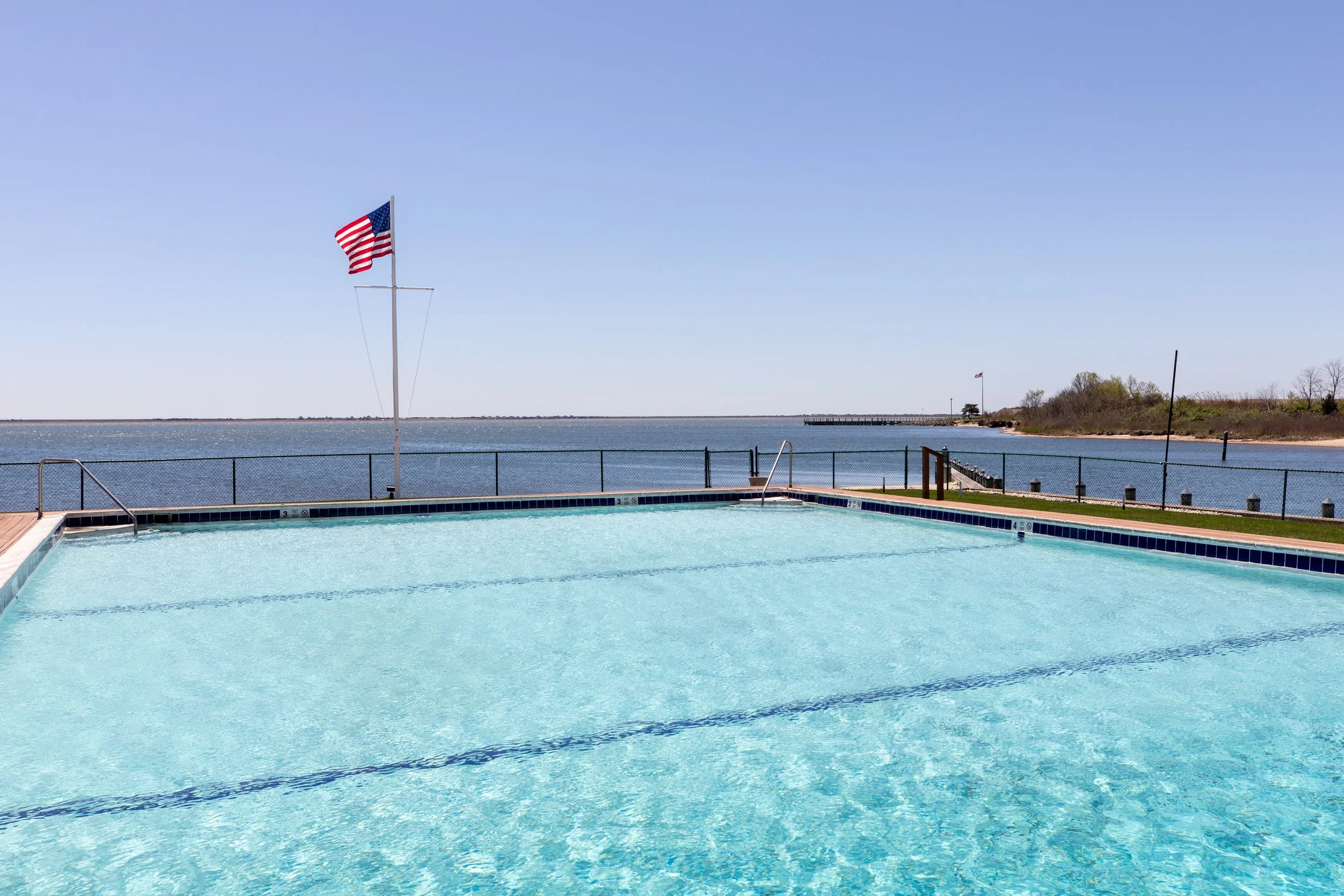 pool view for Anchorage condo,  283 Mariners Way, Copiague NY