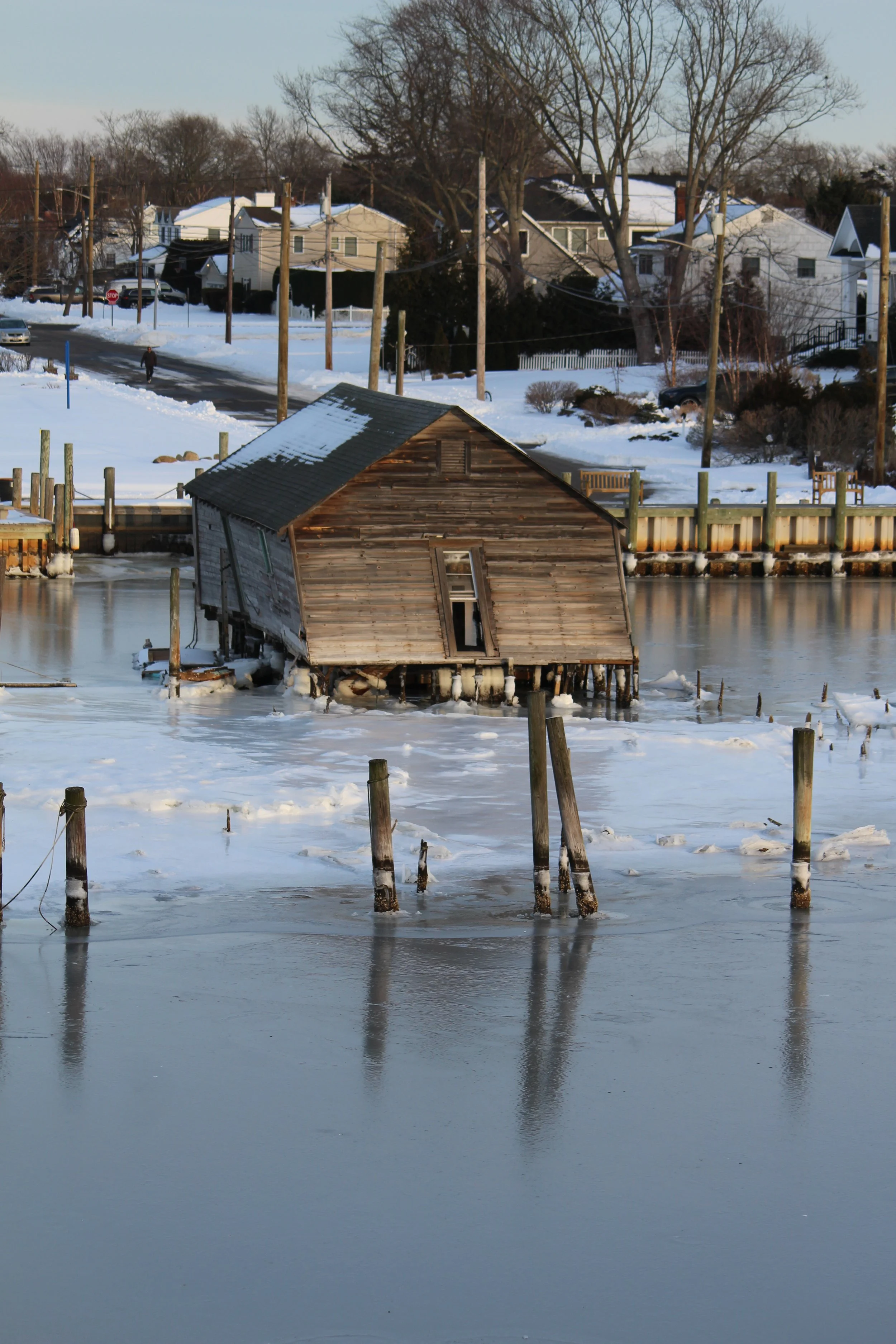 The Fallen Boathouse — Amityville River