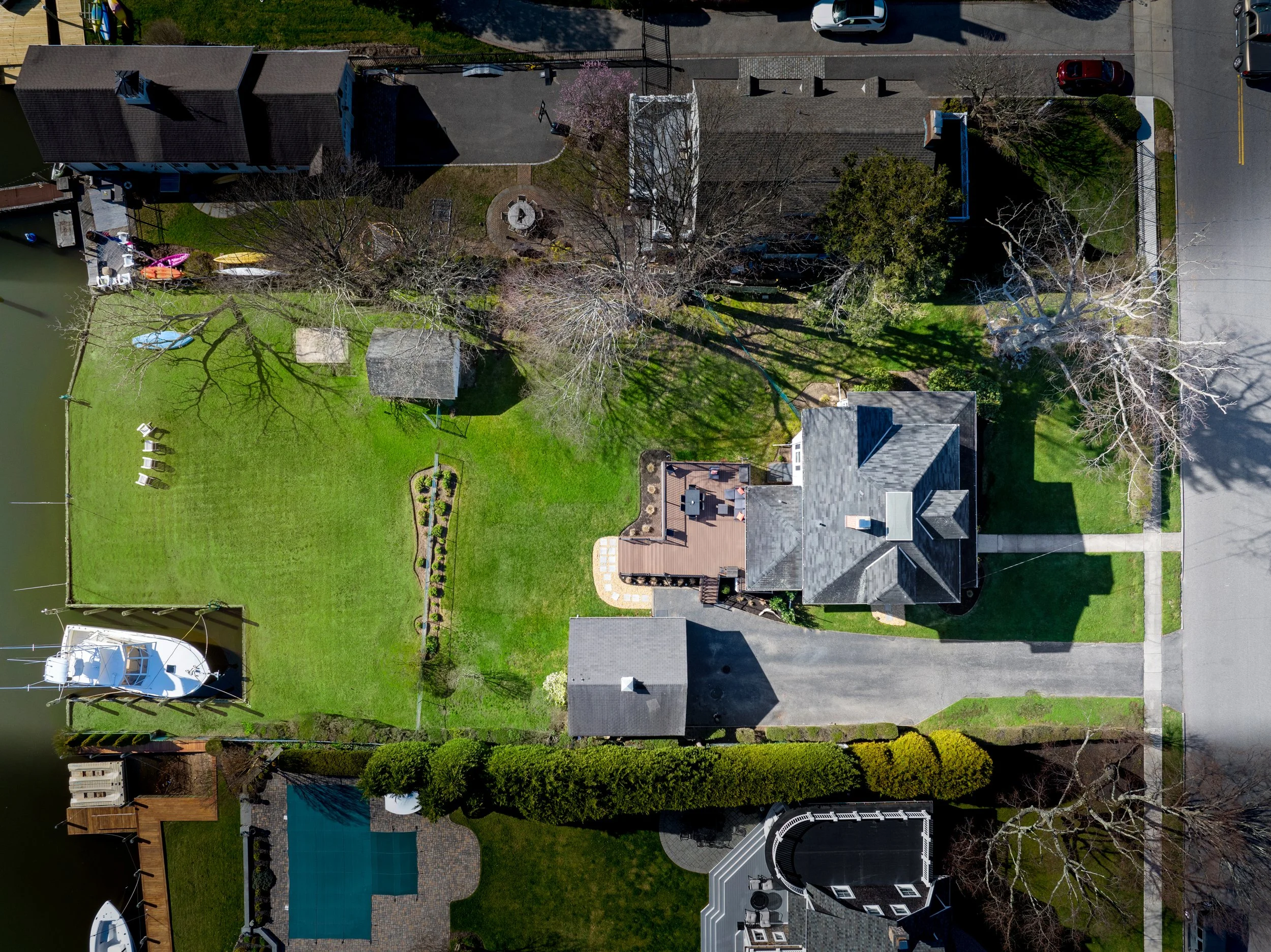 Aerial View of 106 Ocean Ave Amityville NY
