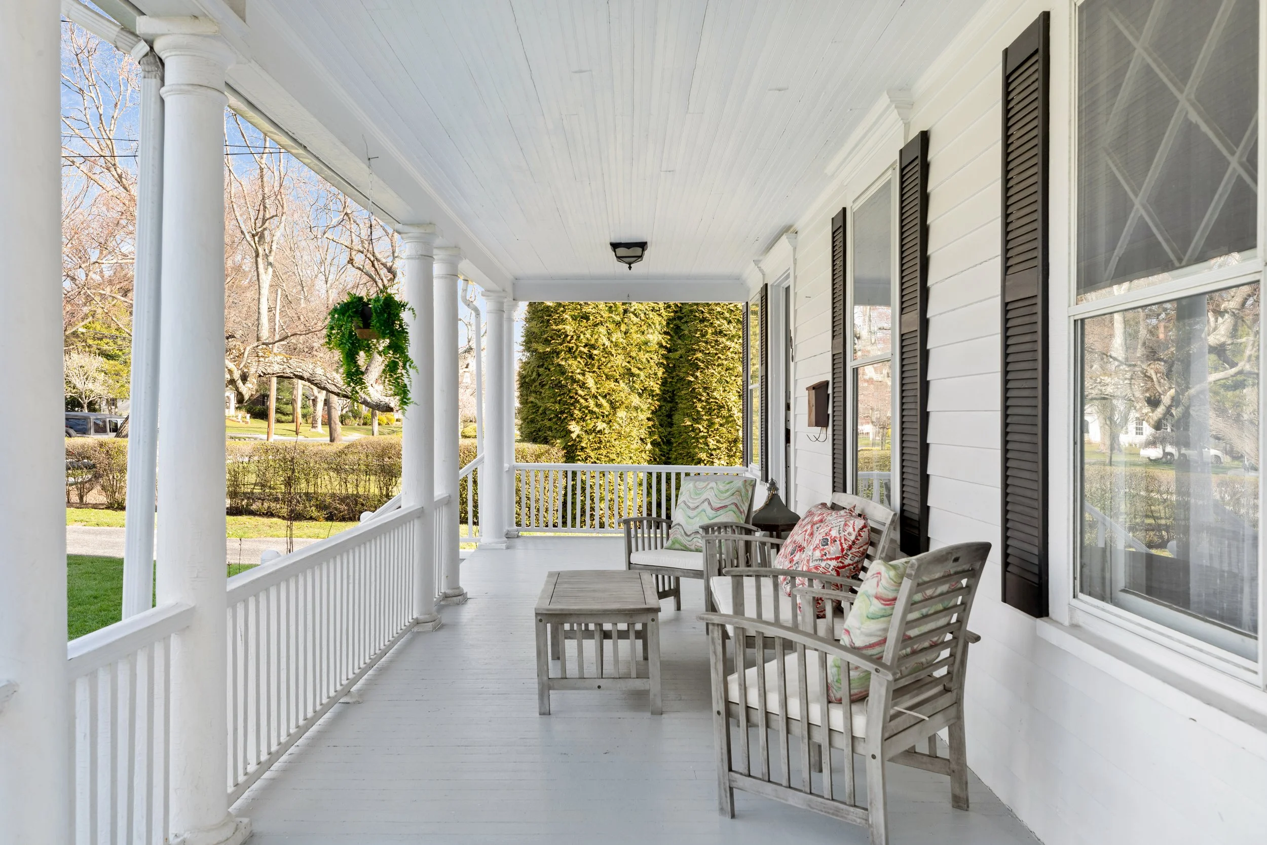 front porch, 106 Ocean Avenue Amityville NY