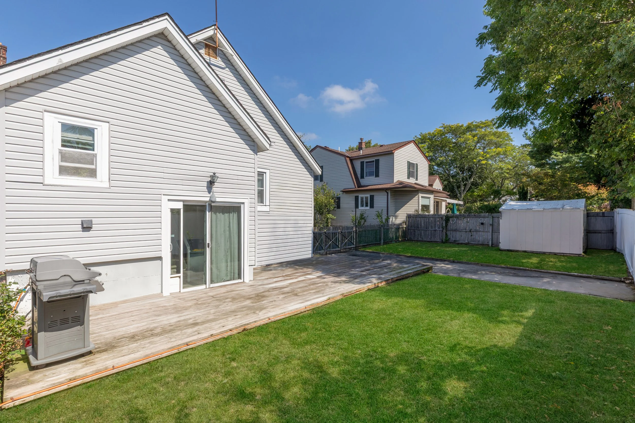 Backyard, 177 Texas St. Lindenhurst NY