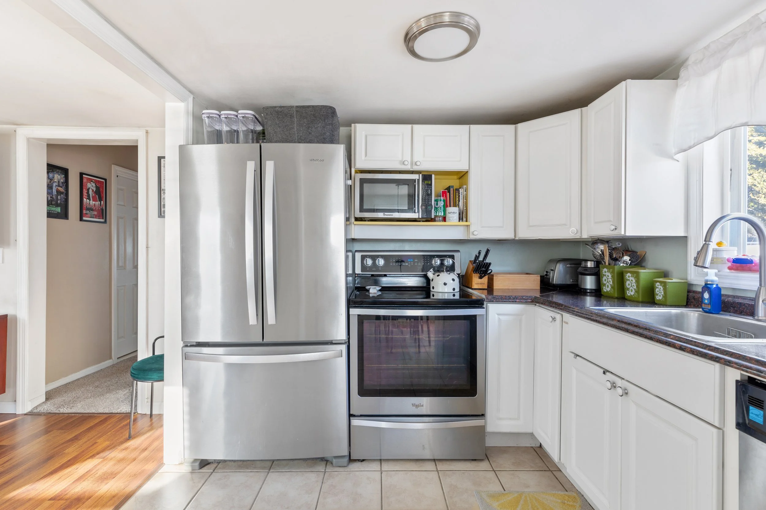 kitchen with stainless steel appliances, 46 Rowland St. Patchogue, NY