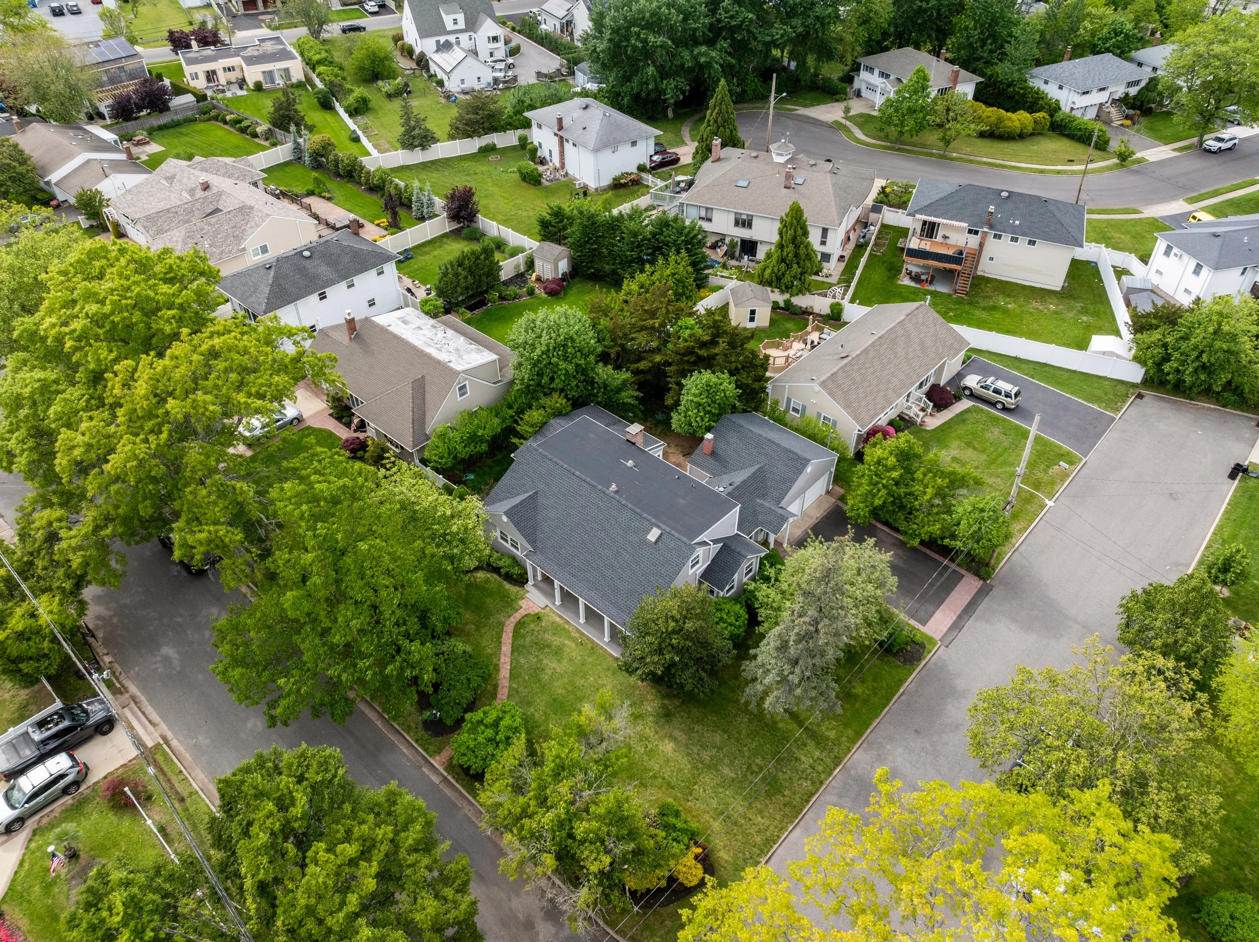 Aerial View, 85 Shore Rd. Amityville NY