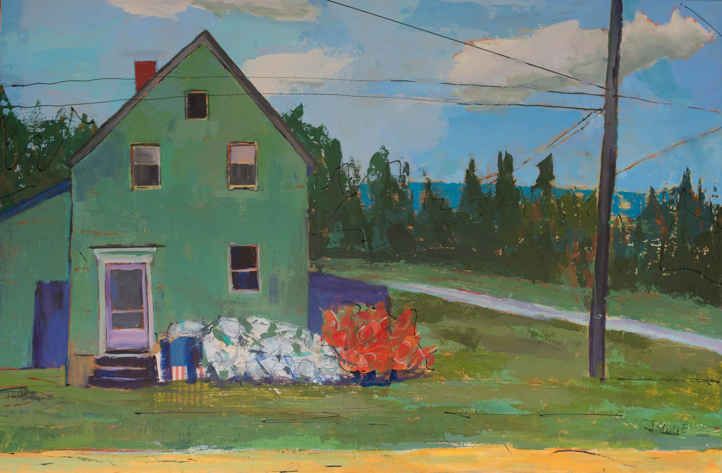 The Lobsterman's House 24x36 (SOLD)