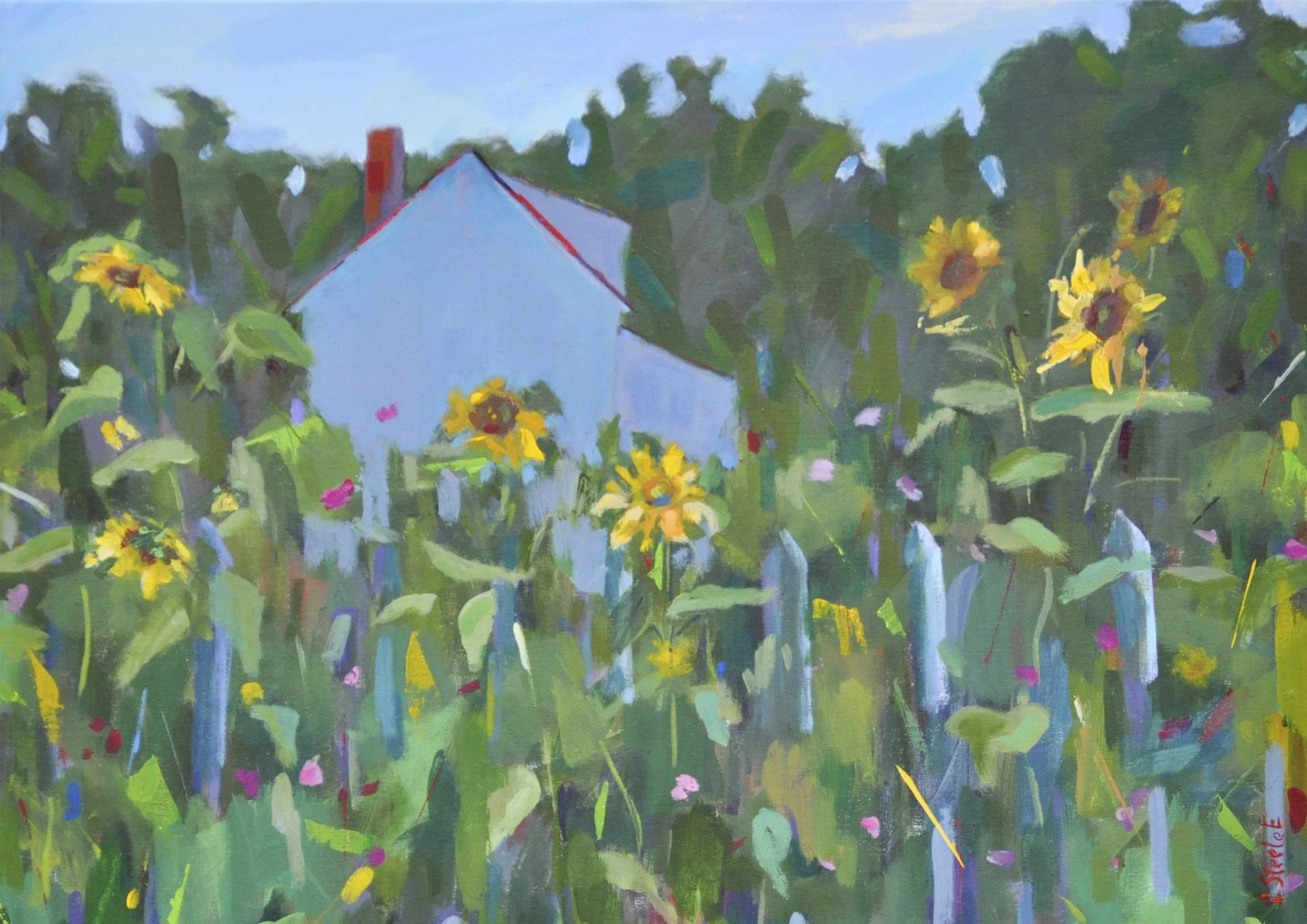 Water and Green 22x28