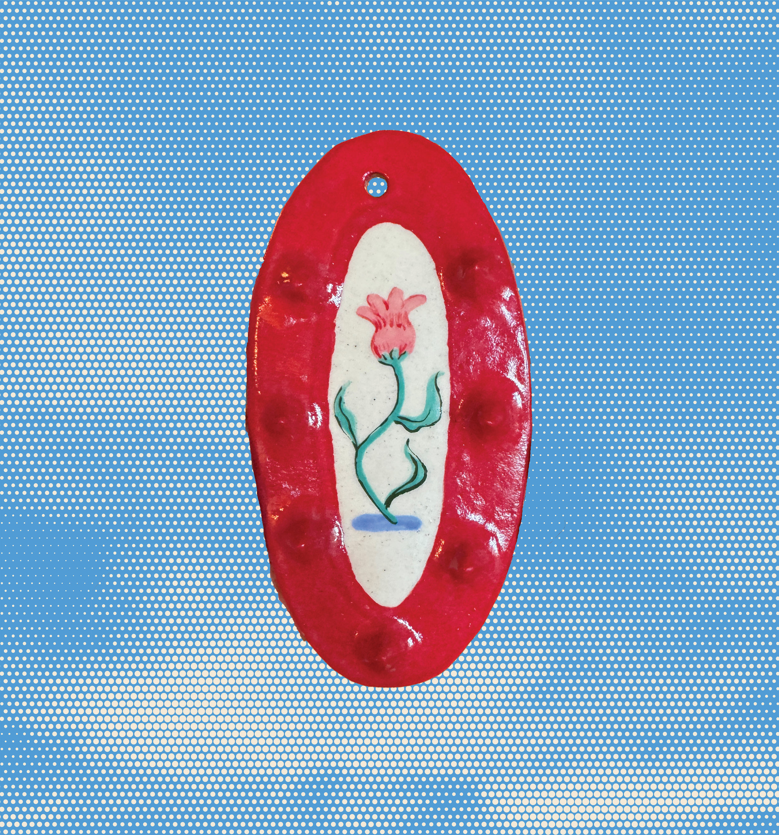 Spiky Flower Wall Hanging