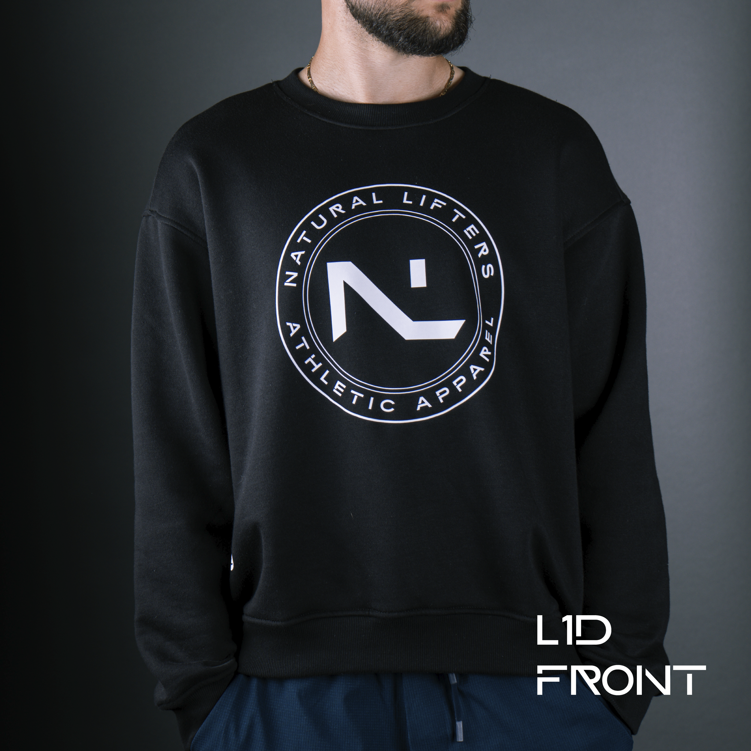 Oversized Gym Sweatshirt / Black / 2 Variants
