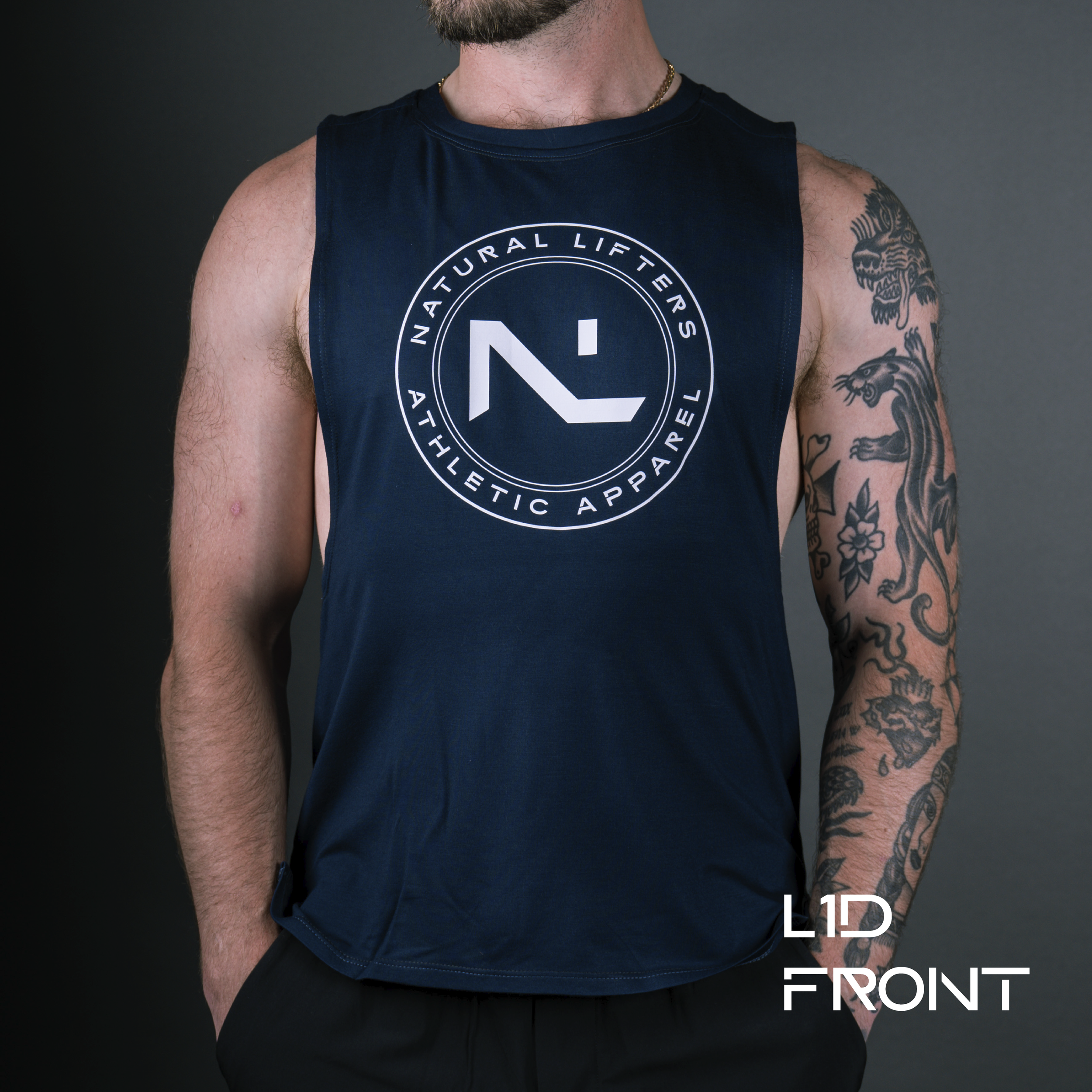 High Neck Tank / Deep Blue / 2 Variants