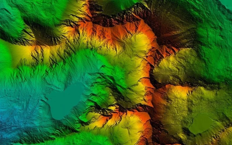 Geological map illustration